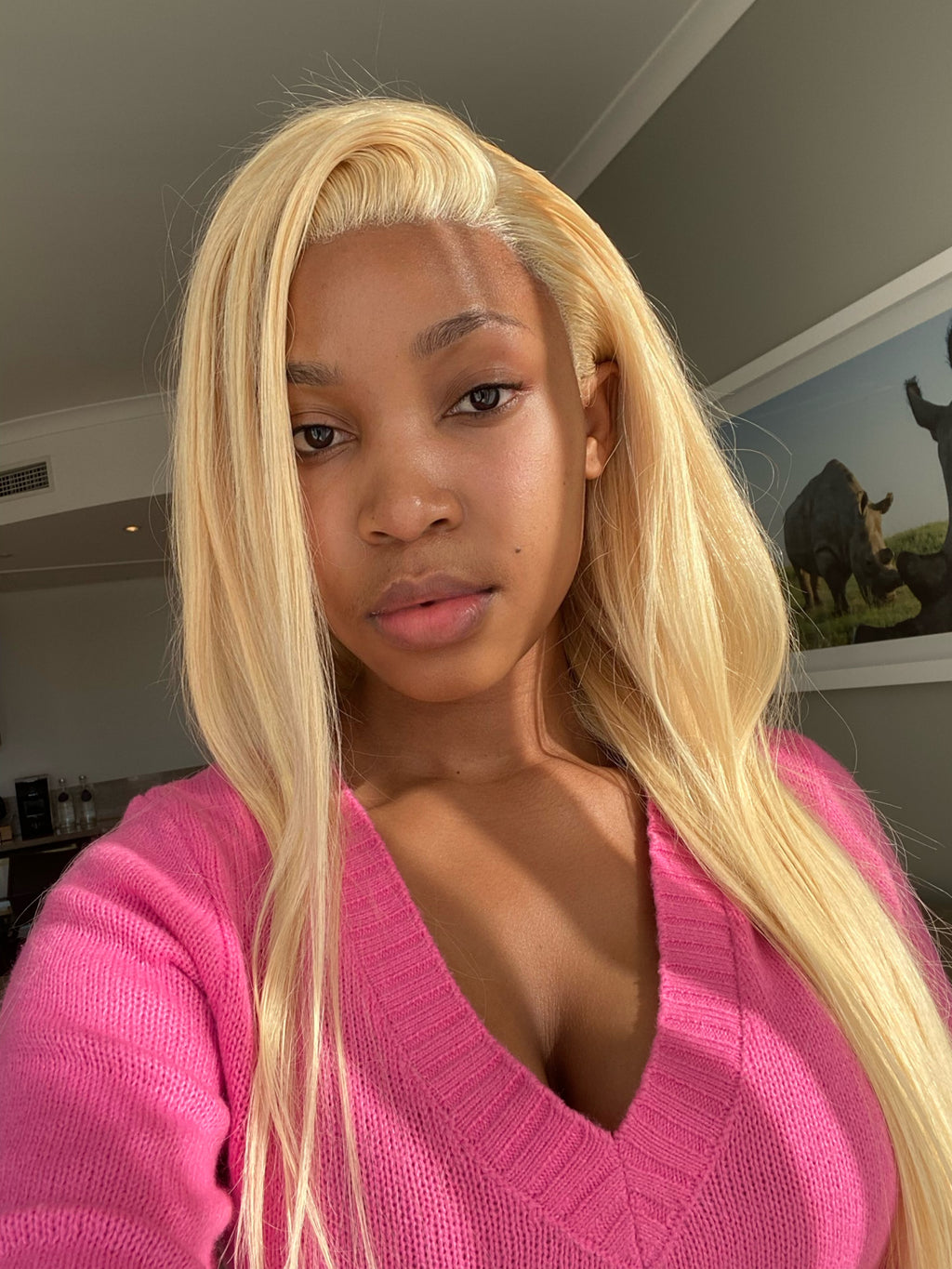 613 Blonde Full Frontal Wig