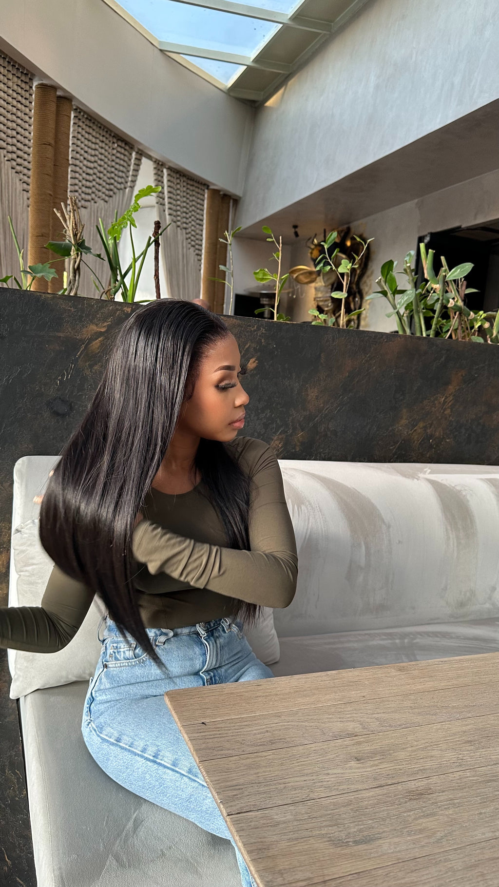 Double Drawn HD Full Lace Front Straight Wig