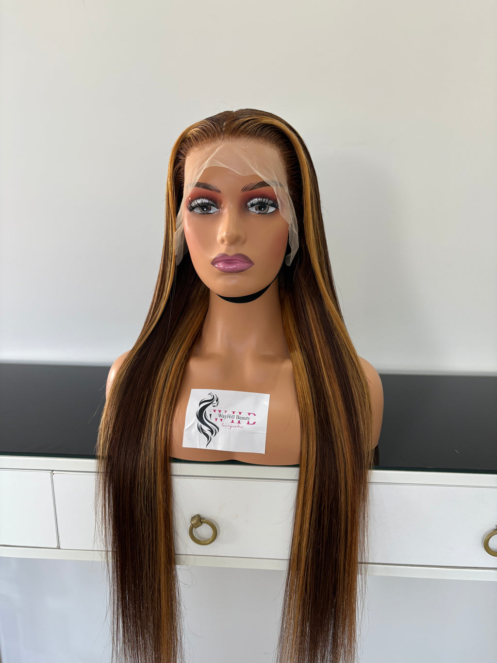 (13x4) Straight P4/27 Blonde Highlight Wig