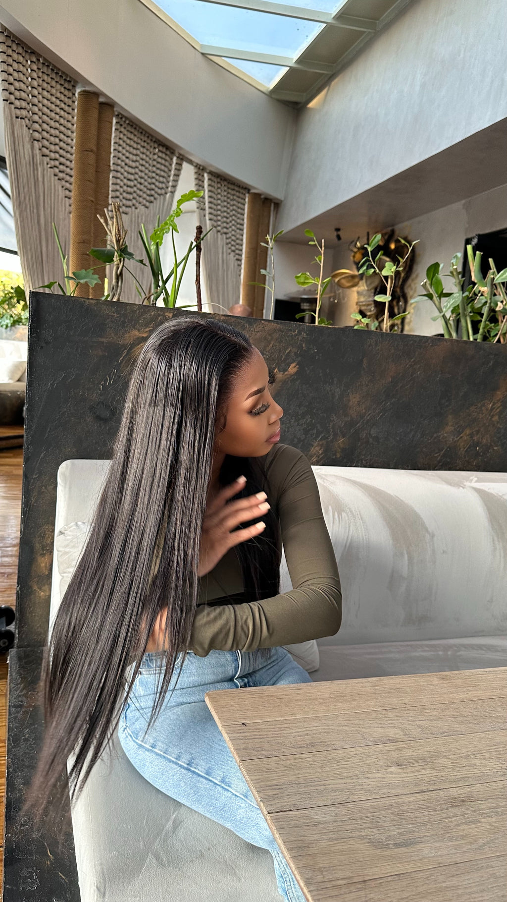 Double Drawn HD Full Lace Front Straight Wig