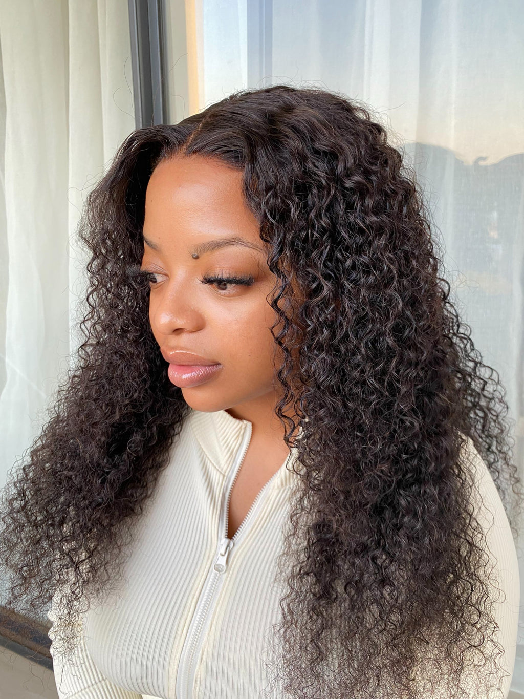 Jerry Curl Lace Frontal Wig