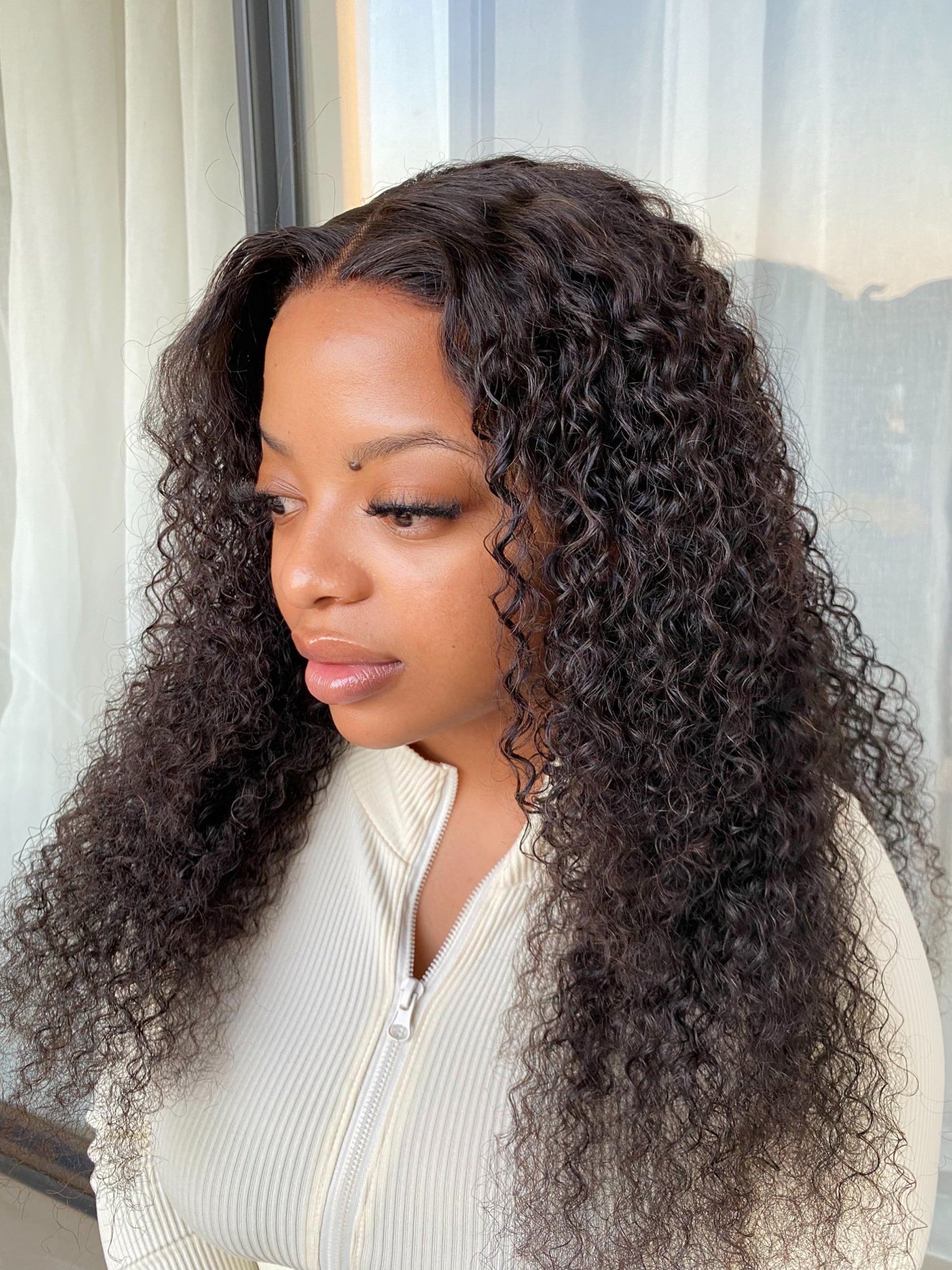Jerry Curl Lace Frontal Wig