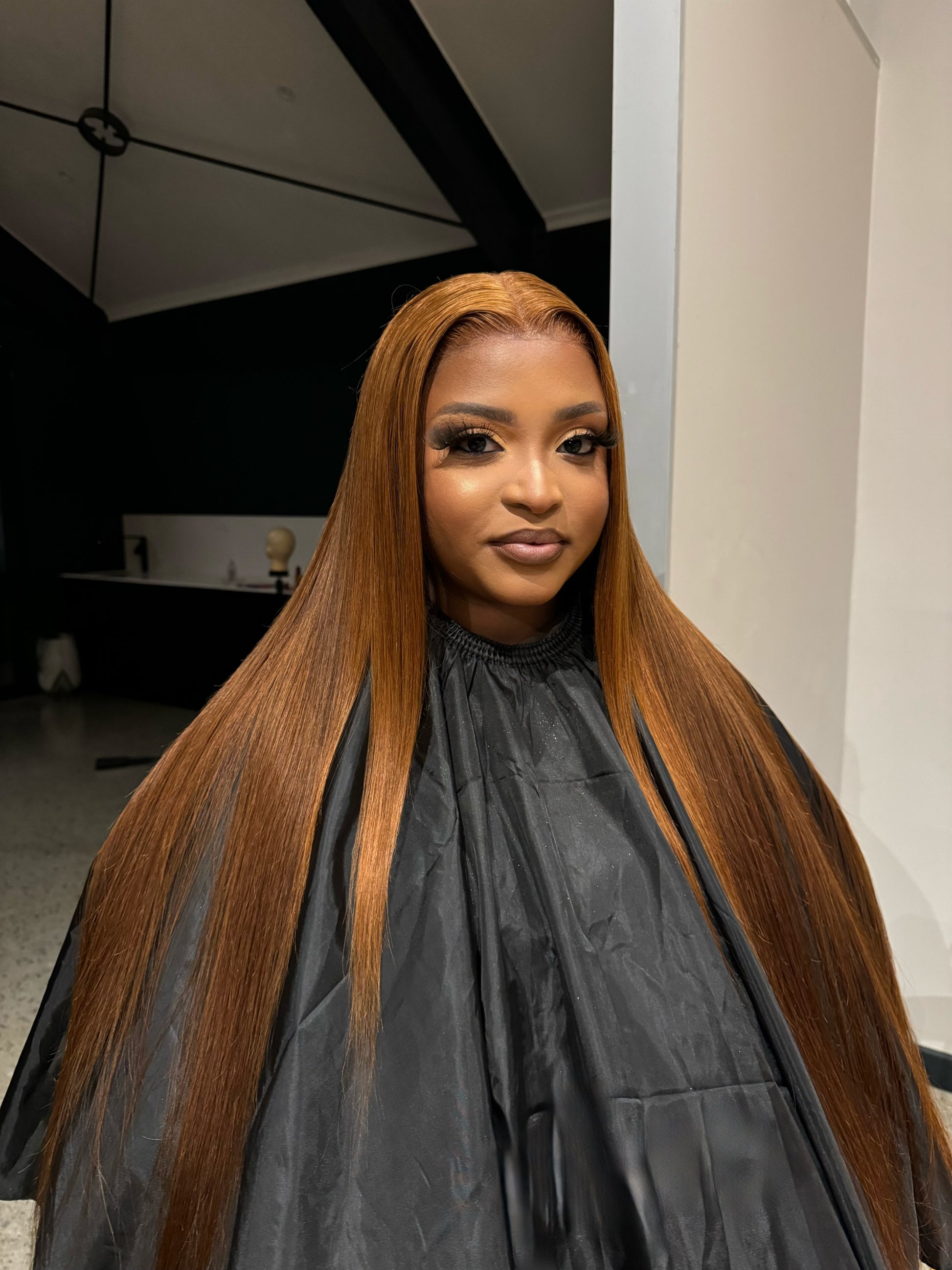 Full Frontal Ginger Brown Wig