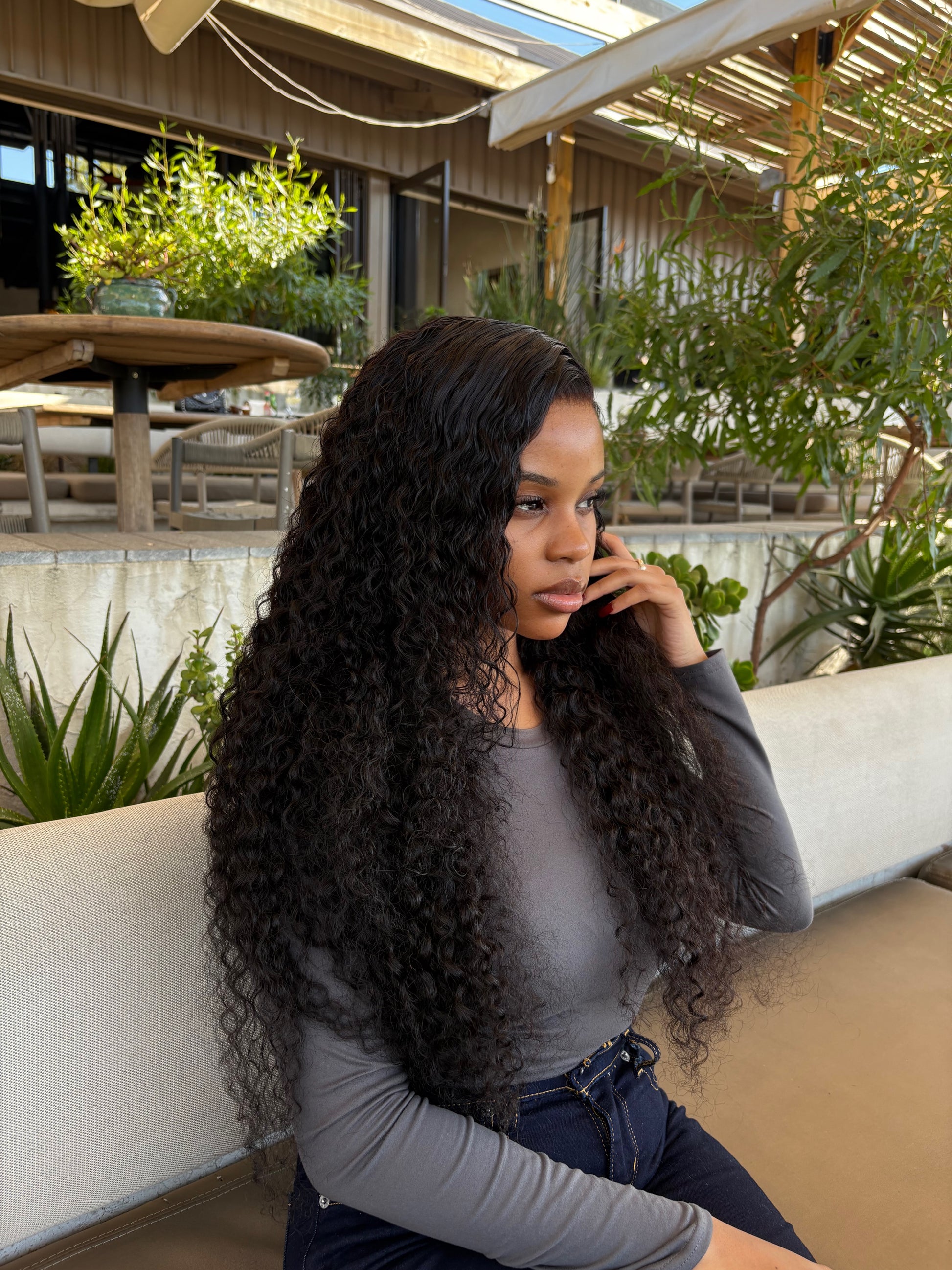 Water Wave Full Frontal Lace Wig