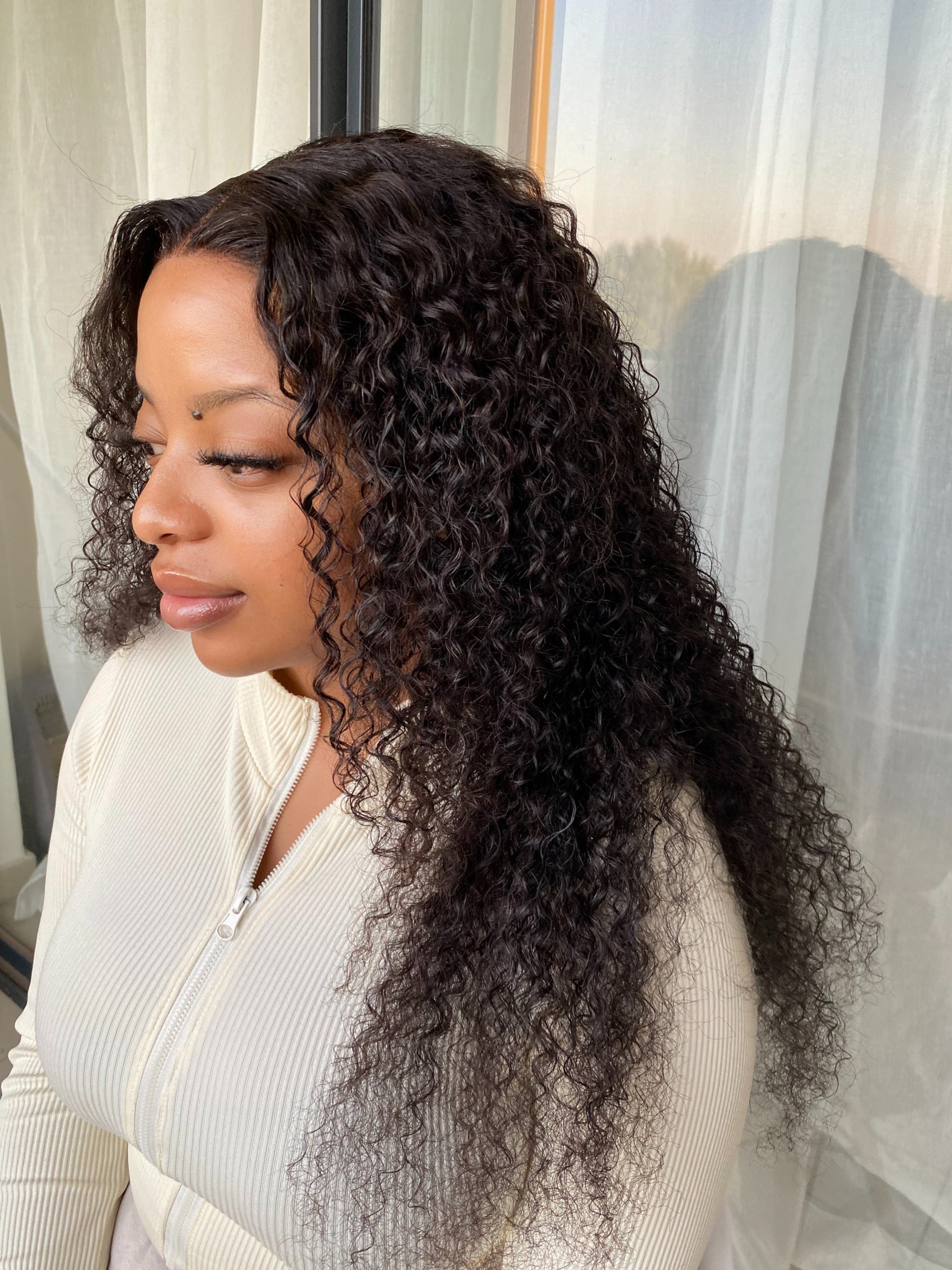 Jerry Curl Lace Frontal Wig