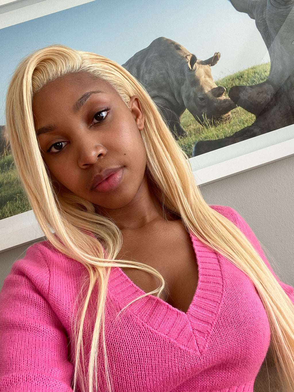 613 Blonde Full Frontal Wig