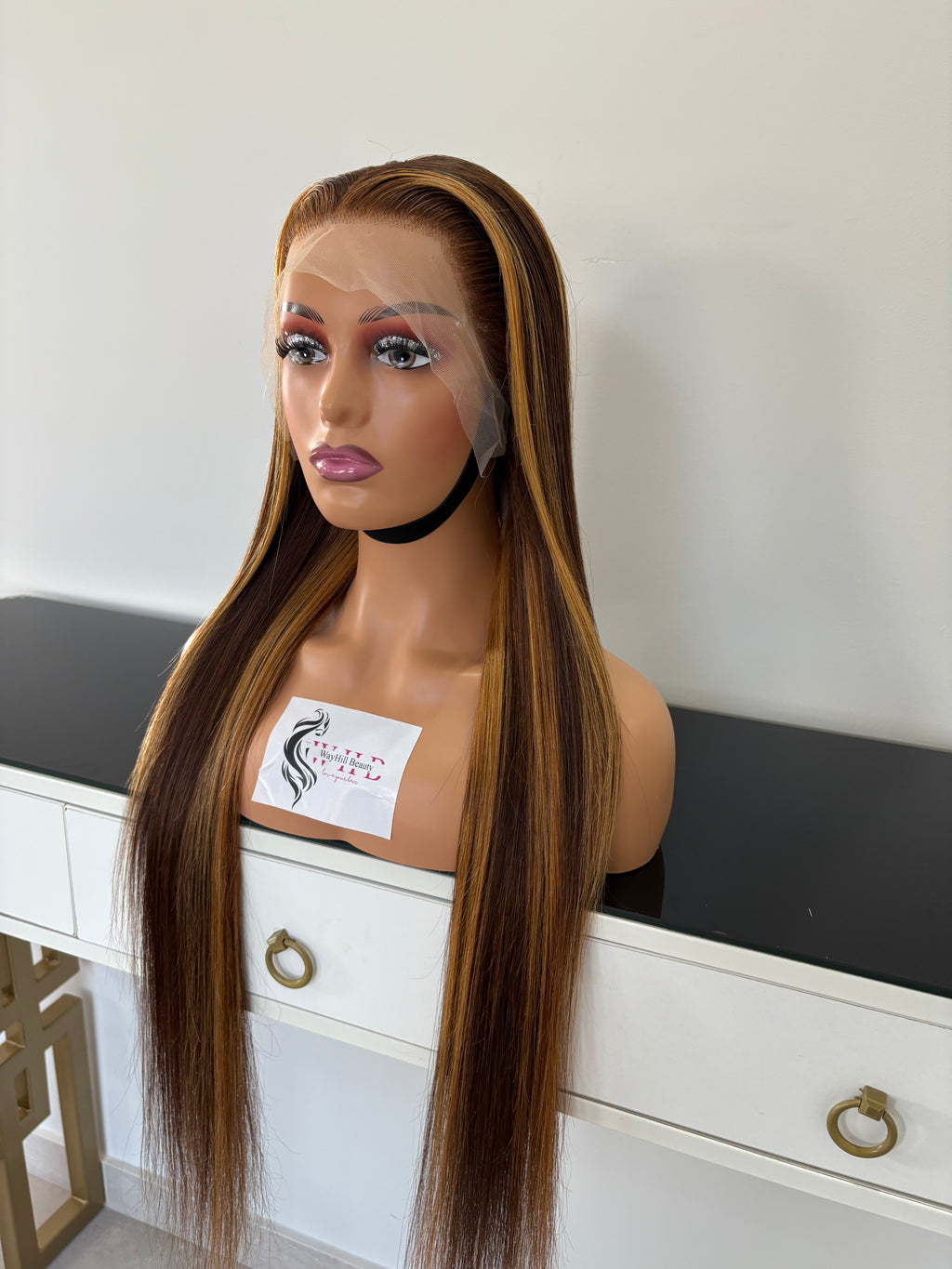 (13x4) Straight P4/27 Blonde Highlight Wig