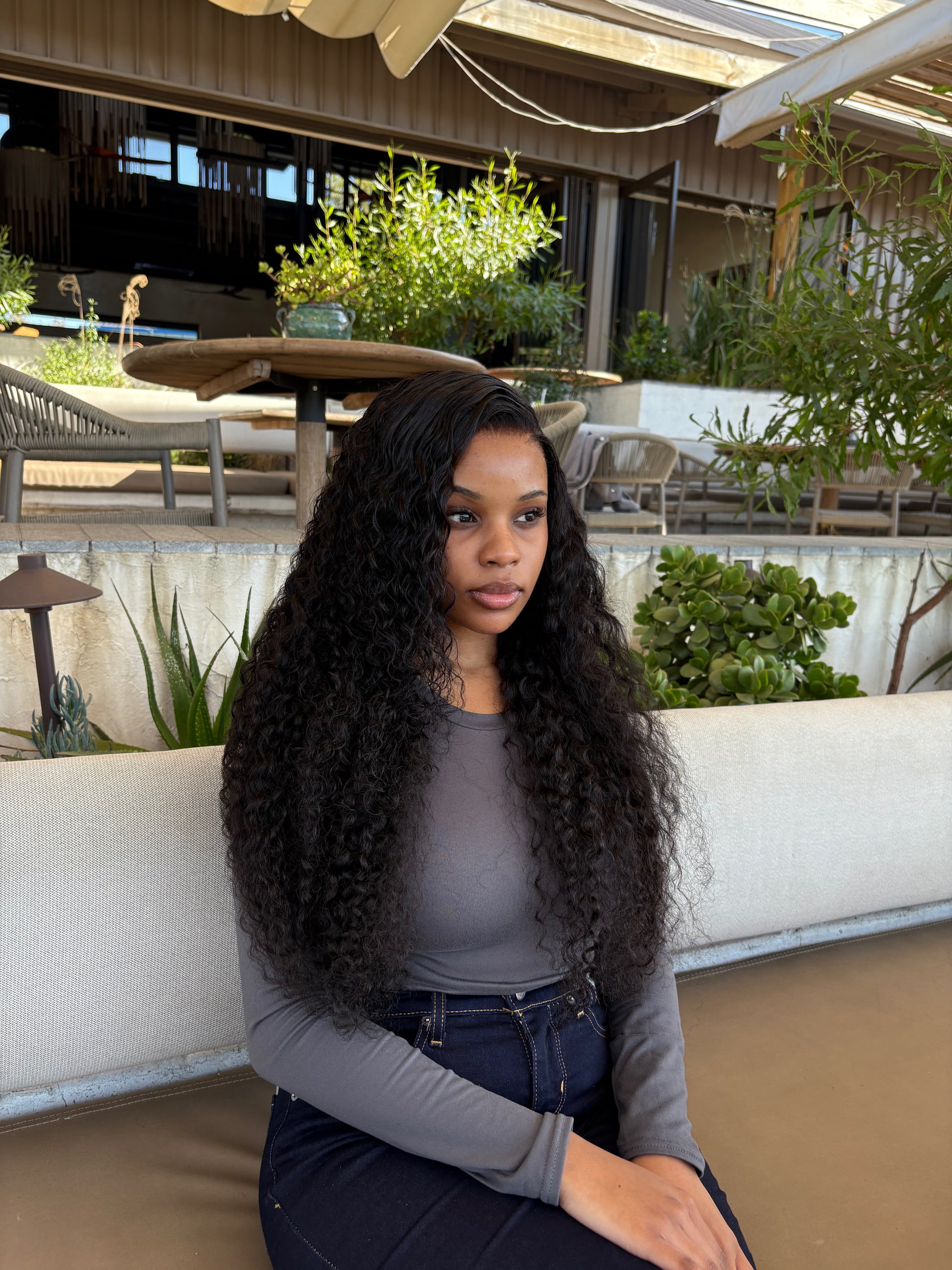 Water Wave Full Frontal Lace Wig